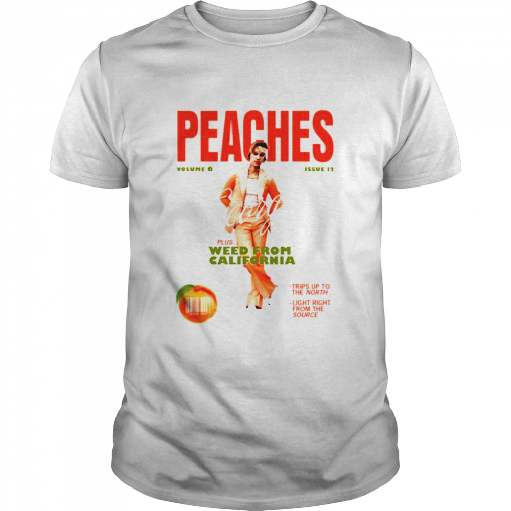 Justin Bieber Peaches from Georgia plus weed from California shirt