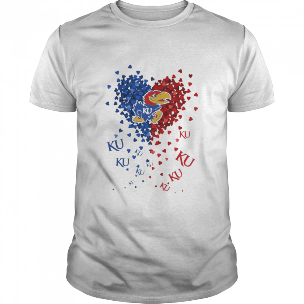 Kansas Jayhawks football in my Heart shirt