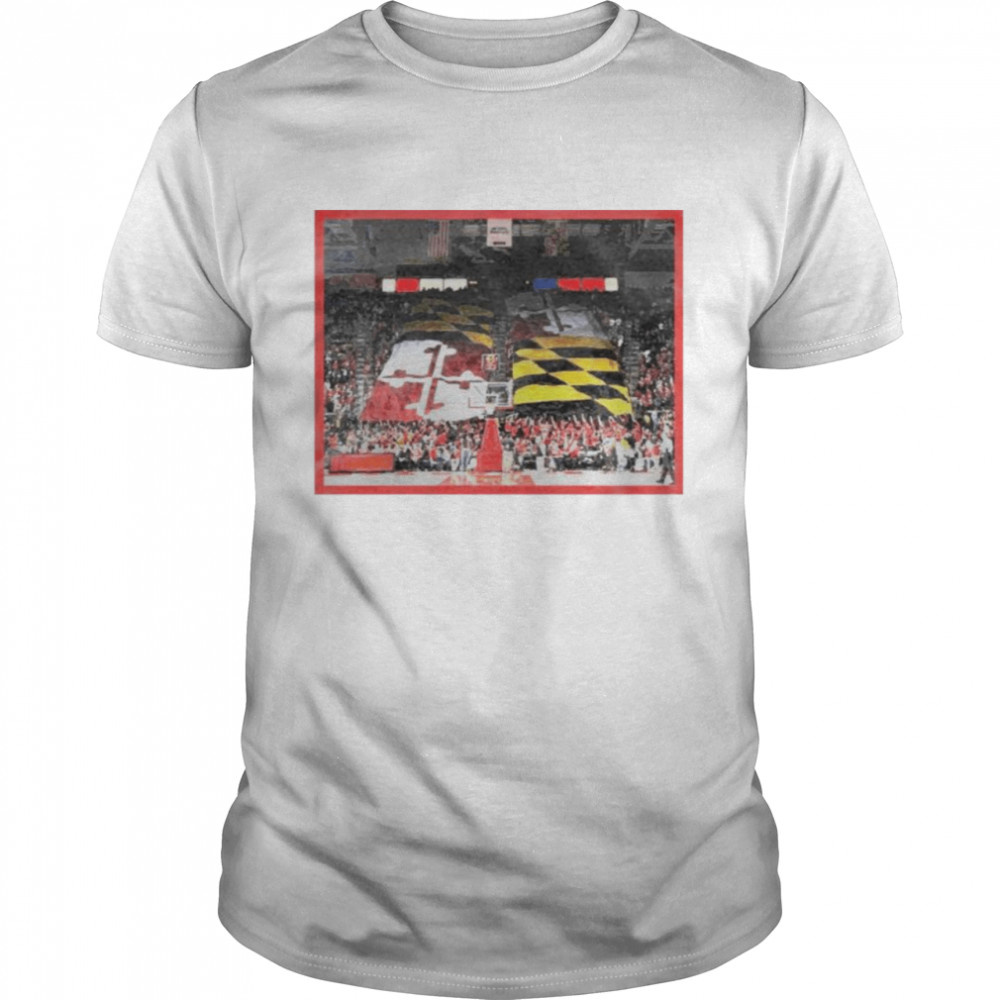 Maryland flag Tifo basketball match shirt