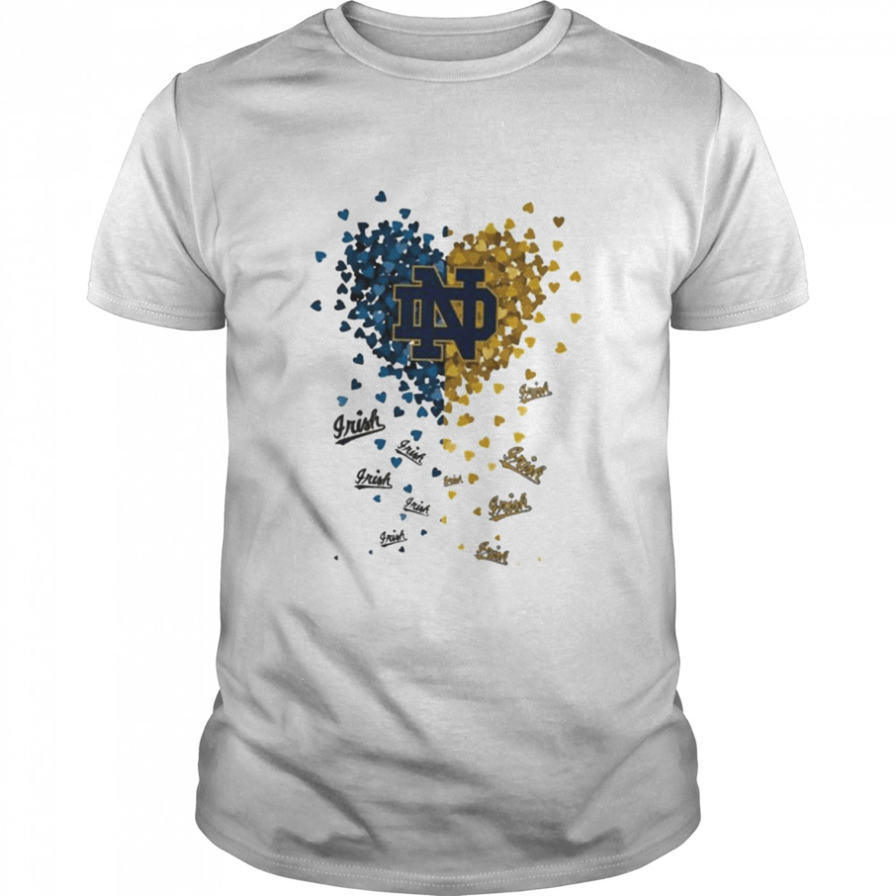 notre dame ncaa football in my Heart shirt