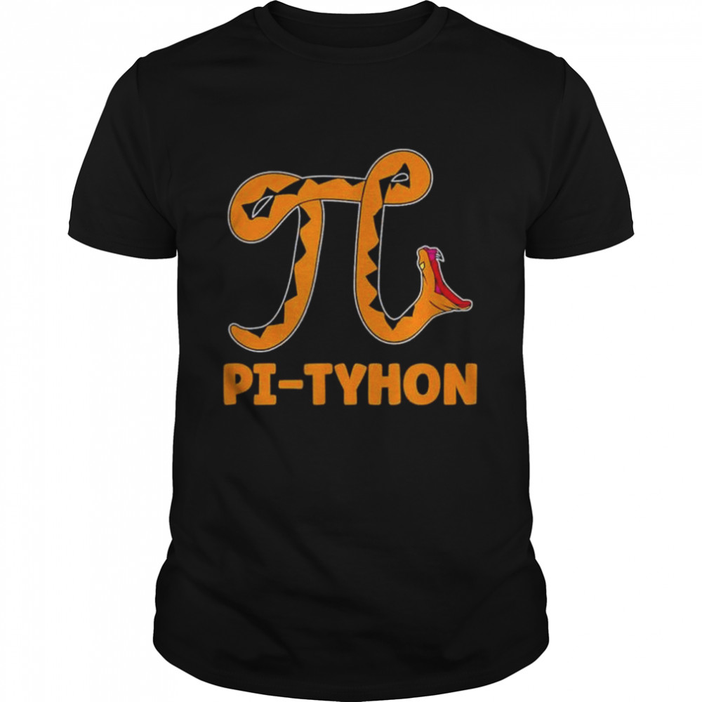 Pi Thon Funny Pi Day Ball Python Math Snake Lover shirt
