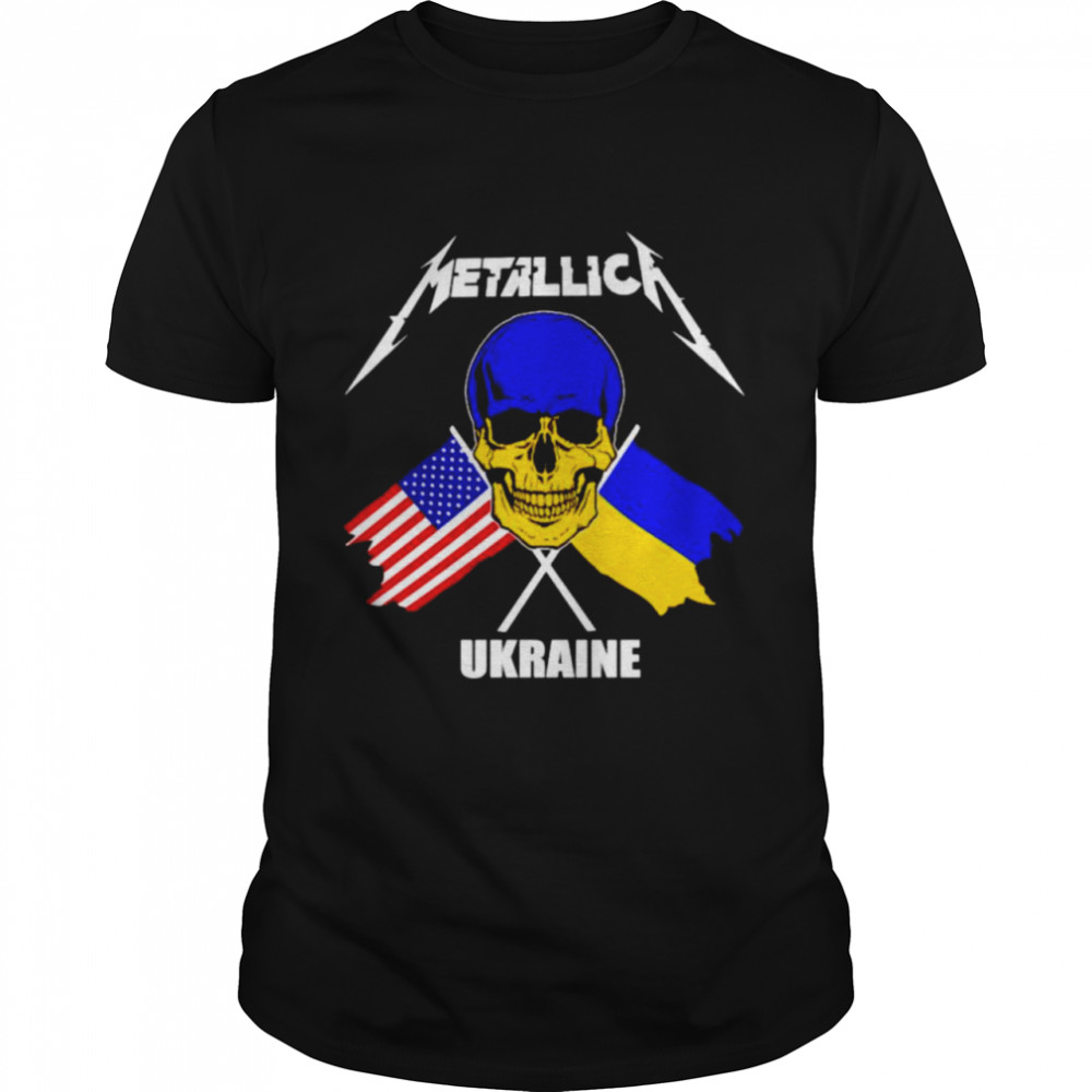 Skull Metallica Ukraine American shirt