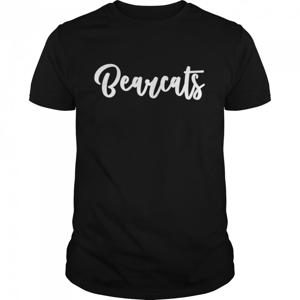 Bearcats School Sports Team Mascot Town Go College Athlete Shirt
