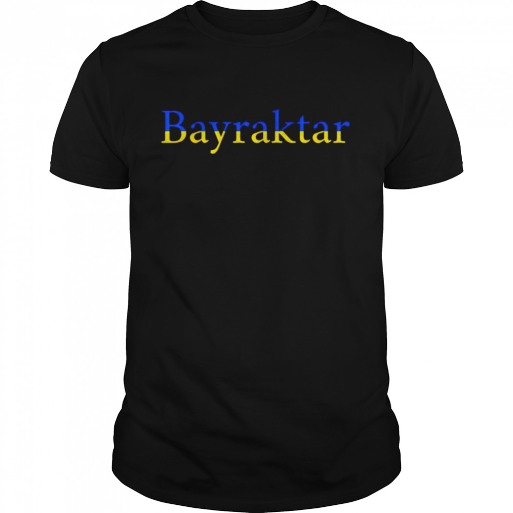 Bayraktar TB2 with the Ukrainian flag shirt