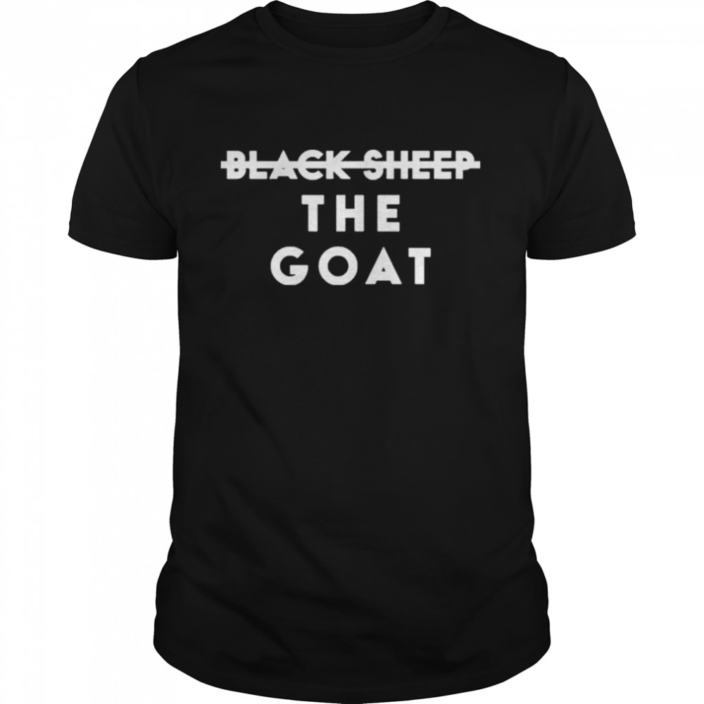 Black sheep the goat shirt