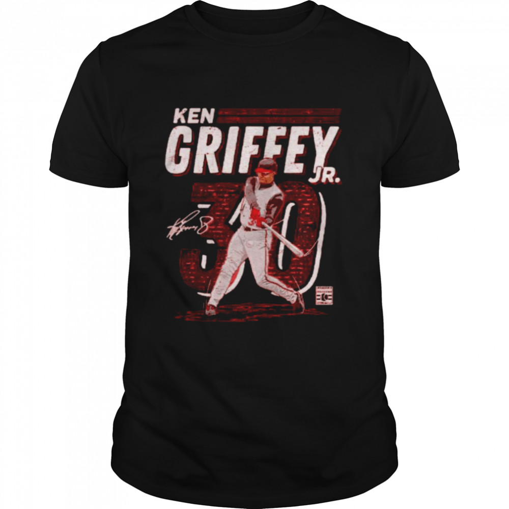 Cincinnati Reds Ken Griffey Jr. dash signature shirt