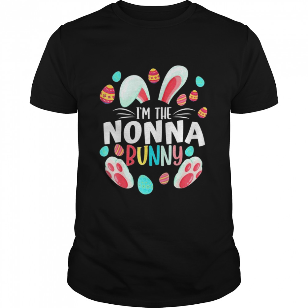 Family Matching NONNA Bunny Graphic Easter Costume shirt