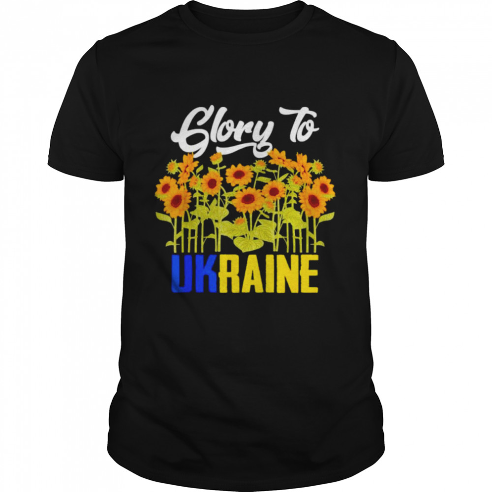 Glory to Ukraine sunflower shirt
