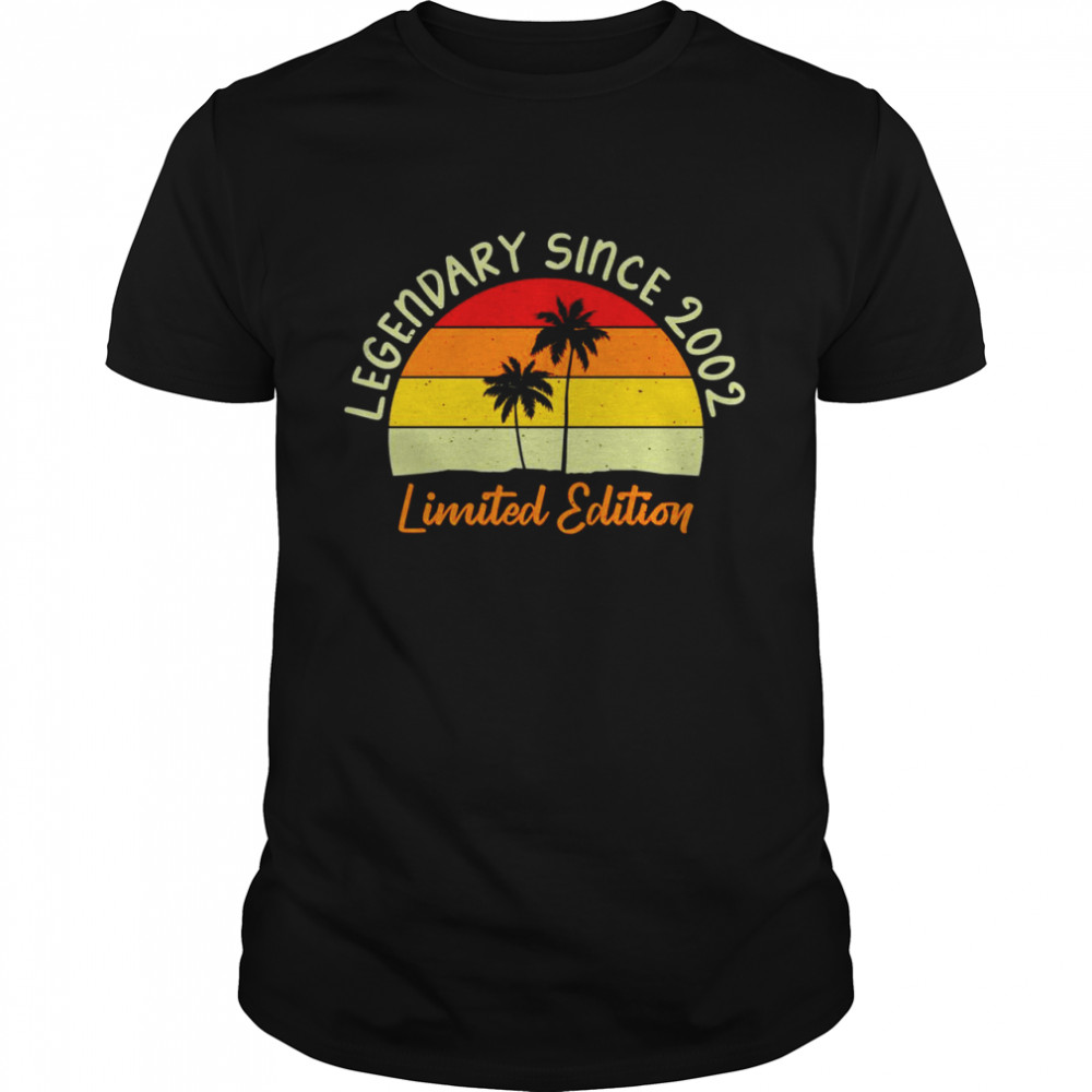 Legendary Since 2002s Original Vintage Retro Style Shirt