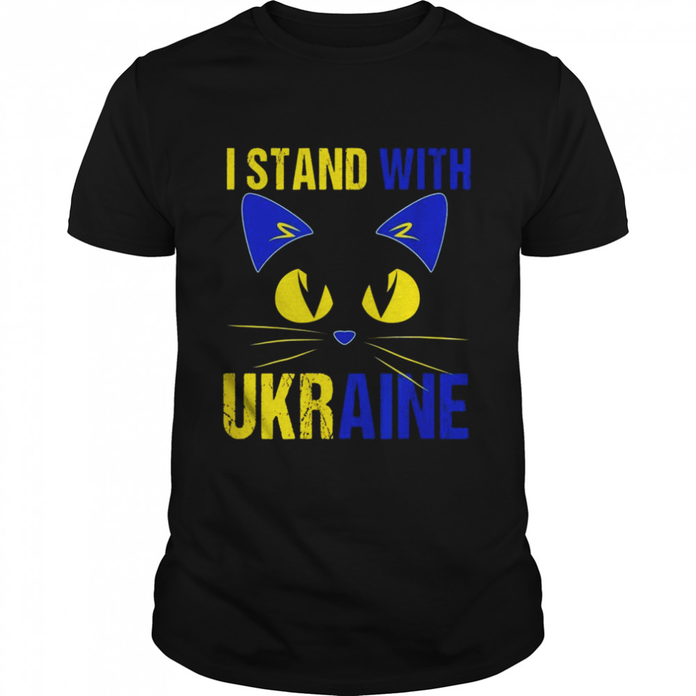 Me and my cat we Stand With Ukraine,Ukrainian cat Shirt