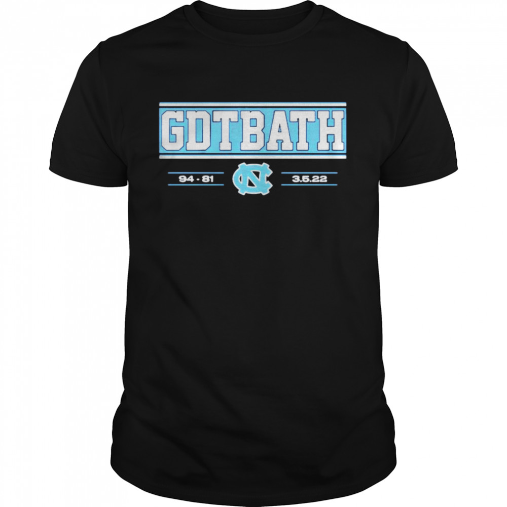 North Carolina Tar Heels gdtbath shirt