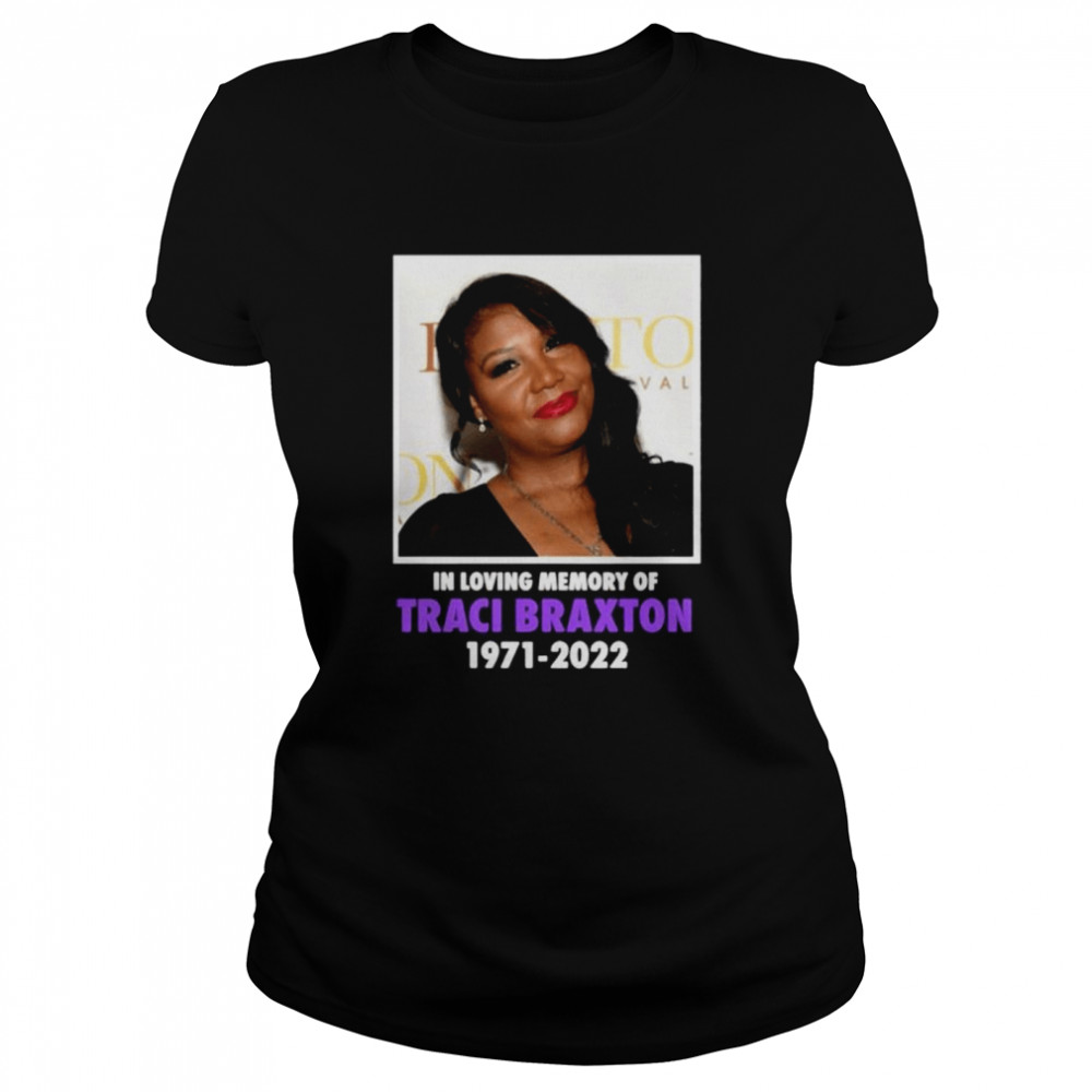 Rip In loving Memory Of Traci Braxton  Classic Women's T-shirt