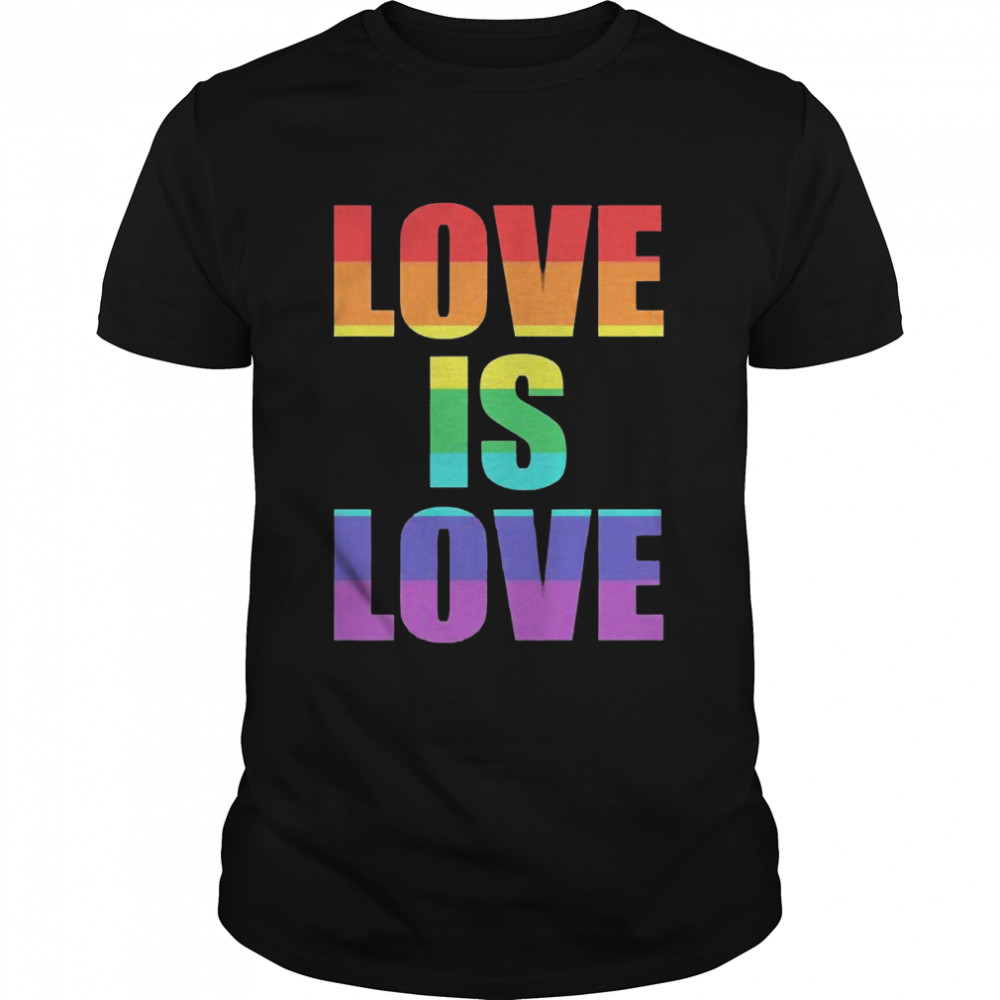 LGBTQ Mizuki Love Is Love Rainbow Shirt