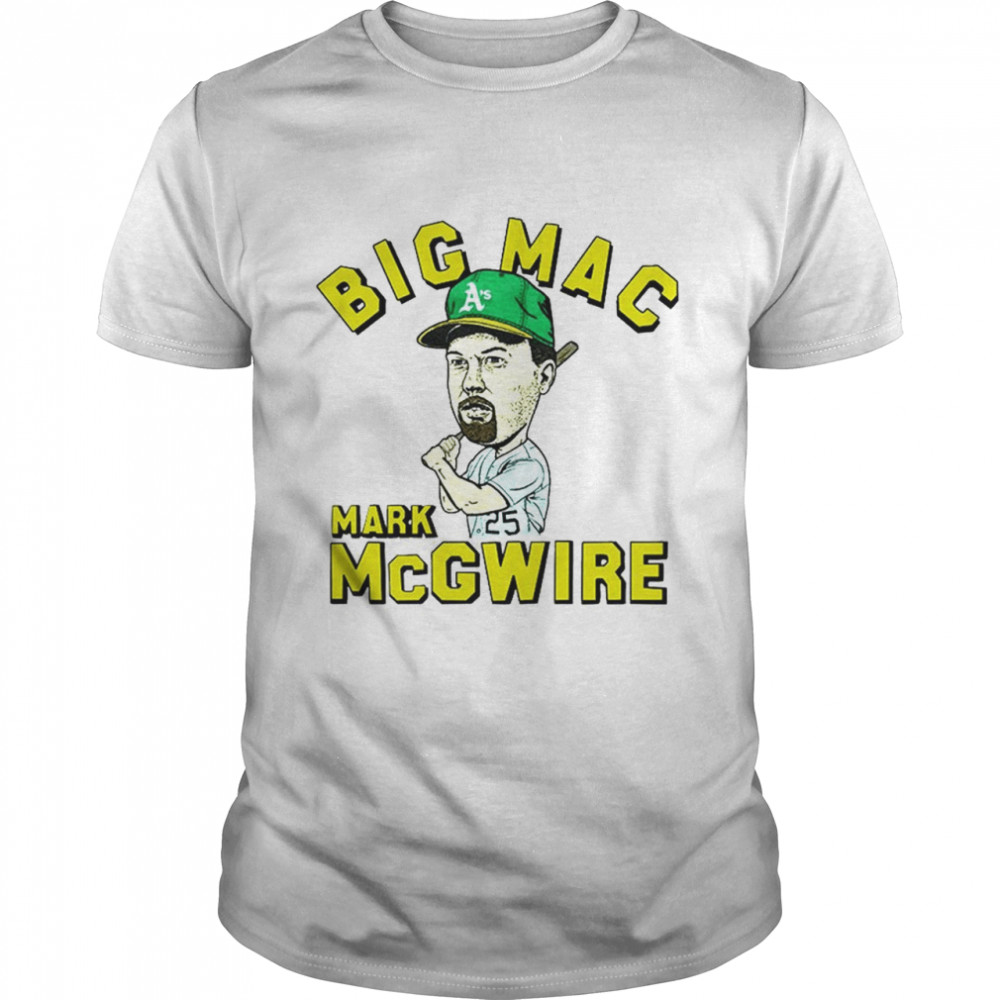 Oakland A’s Mark Big Mac Mcgwire Shirt