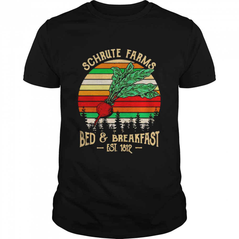 Schrute farms bed and breast est 1812 vintage shirt