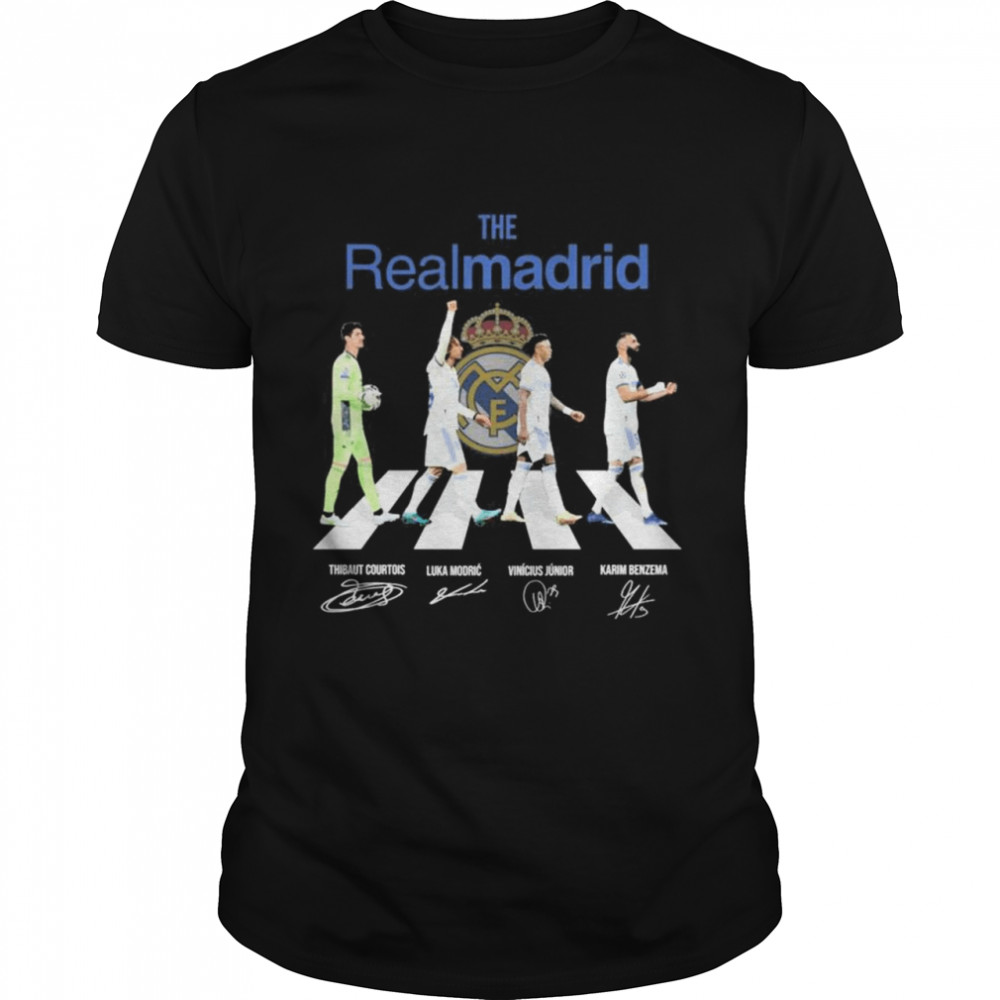 The Real Madrid Abbey Road Signatures Shirt