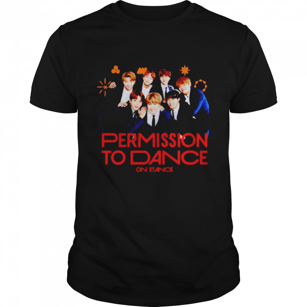 BTS permission to dance on stage shirt