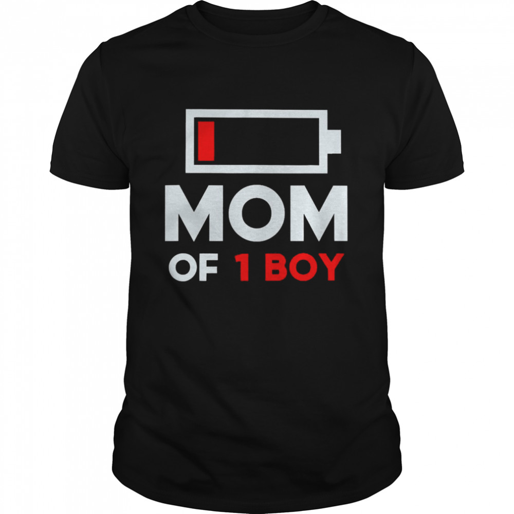 Family Lover Mom Of 1 Boy Shirt