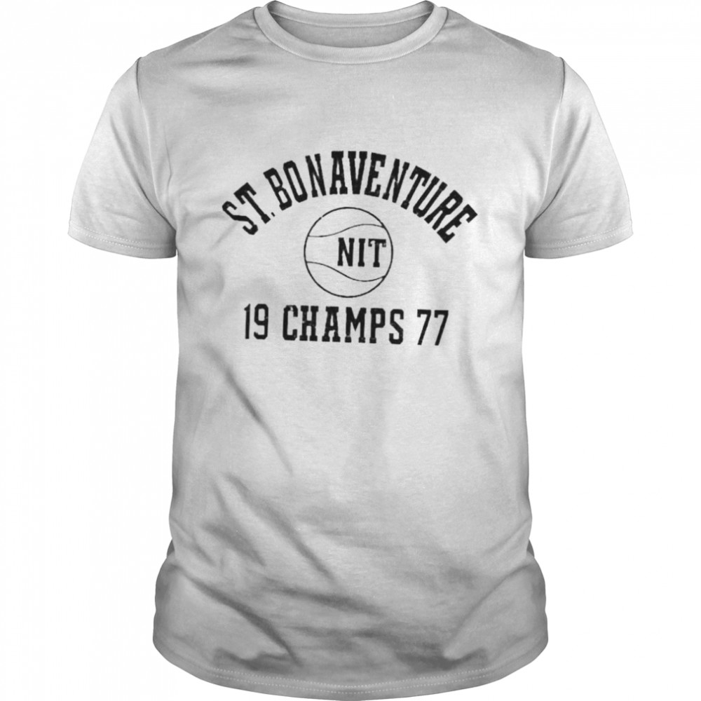 St Bonaventure 1977 Nit Champs shirt