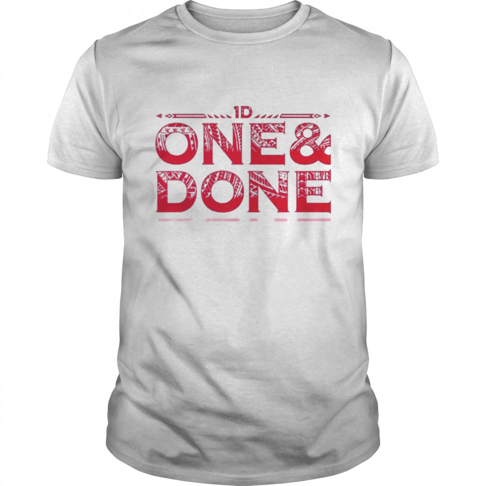 The Usos One and Done shirt