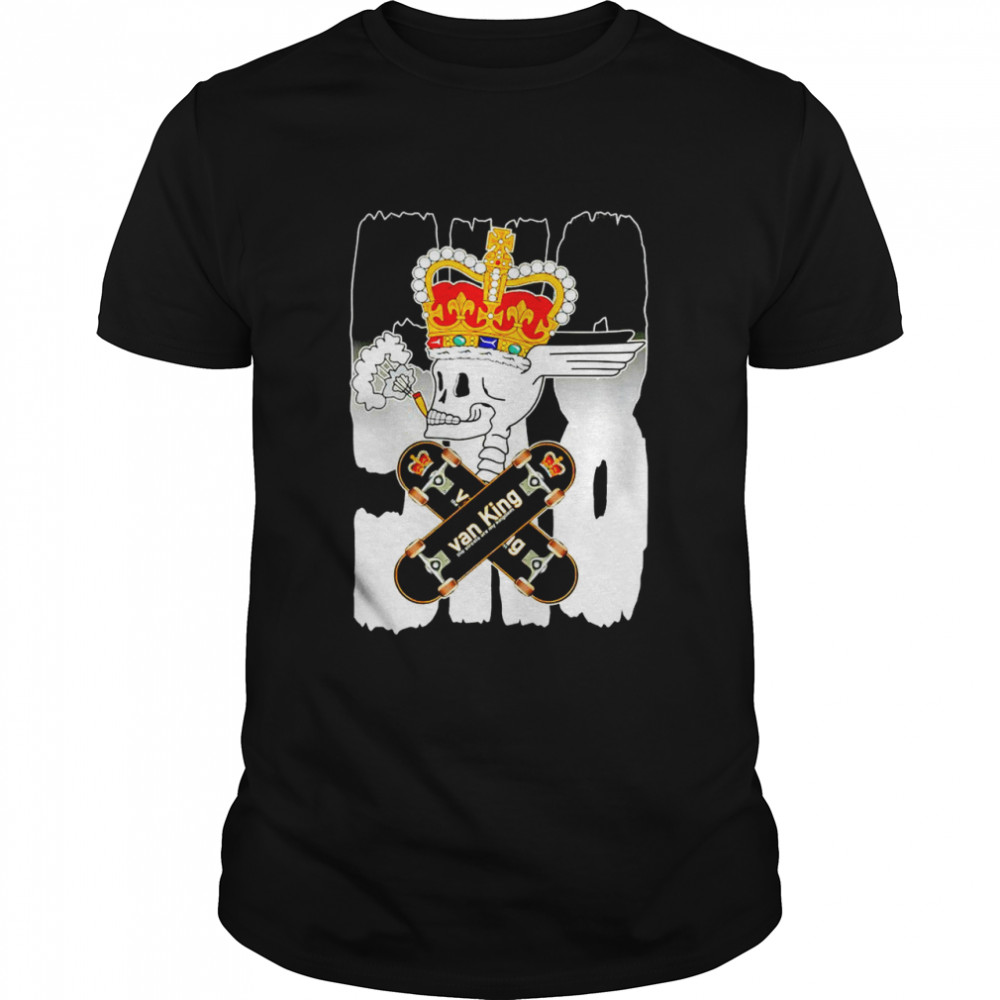 Van King King Royal Skull Metal SK8 shirt