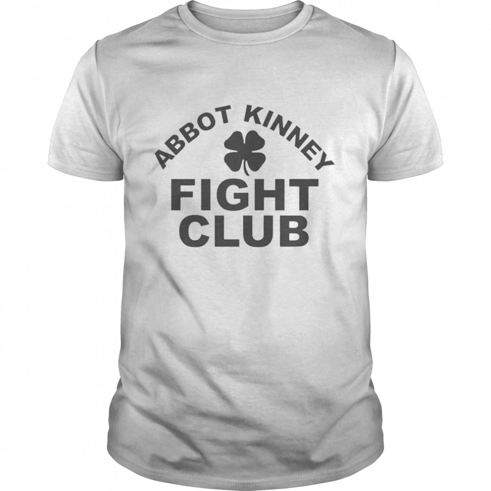 Abbot Kinney Shamrock fight cub shirt