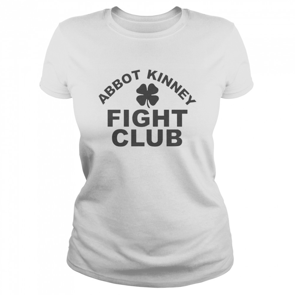 Abbot Kinney Shamrock fight cub shirt Classic Women's T-shirt