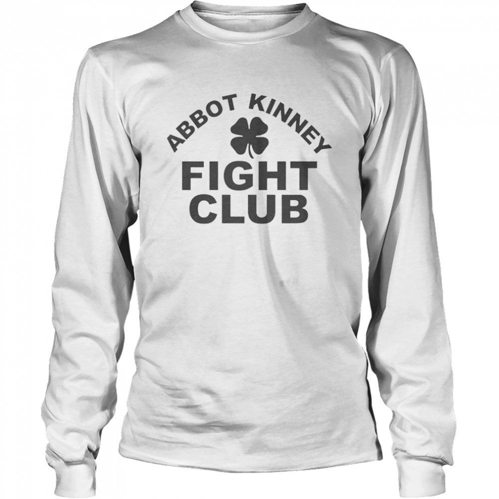 Abbot Kinney Shamrock fight cub shirt Long Sleeved T-shirt