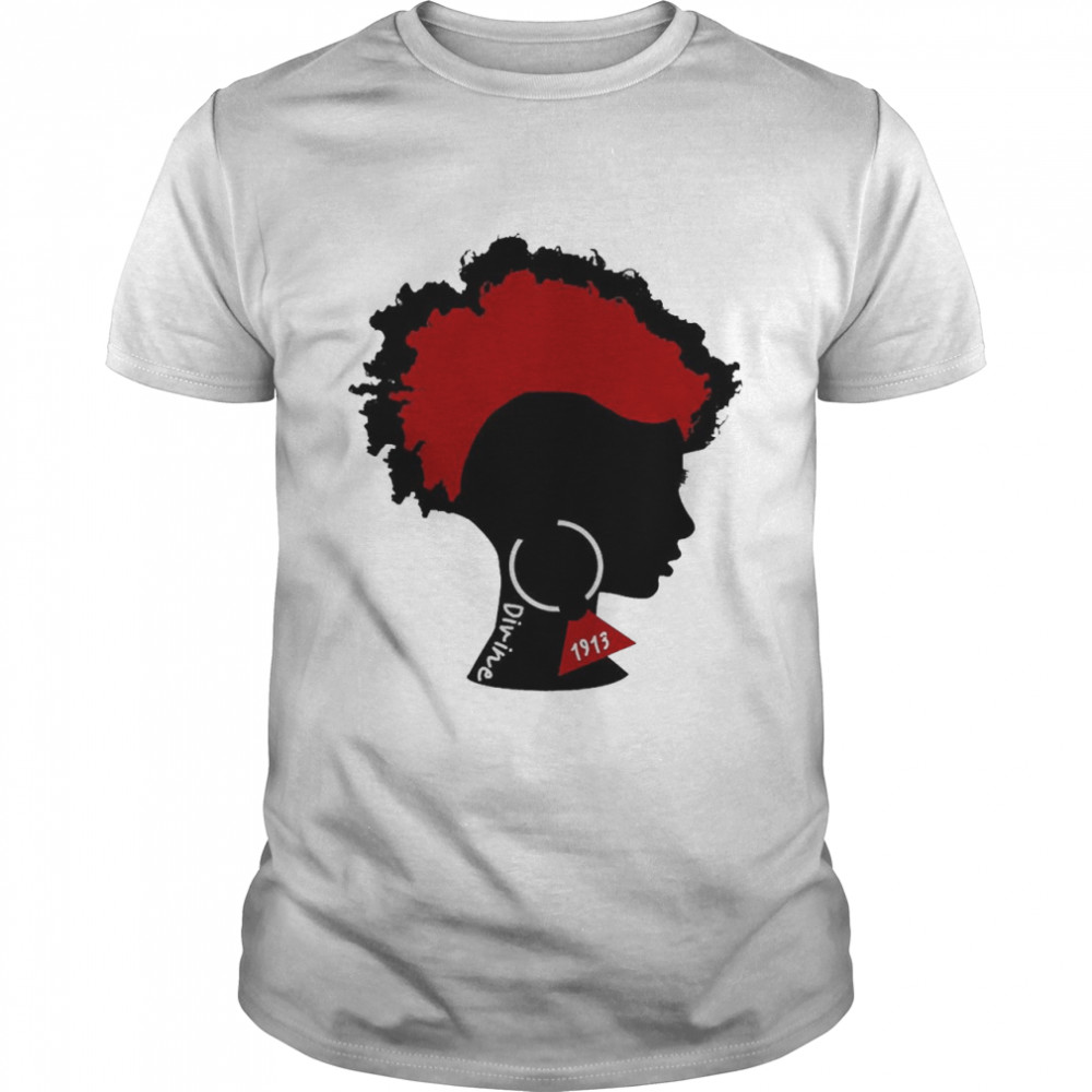 Dst Divine Afro Frohawk Diva Tattoo 1913 Delta Earring Shirt