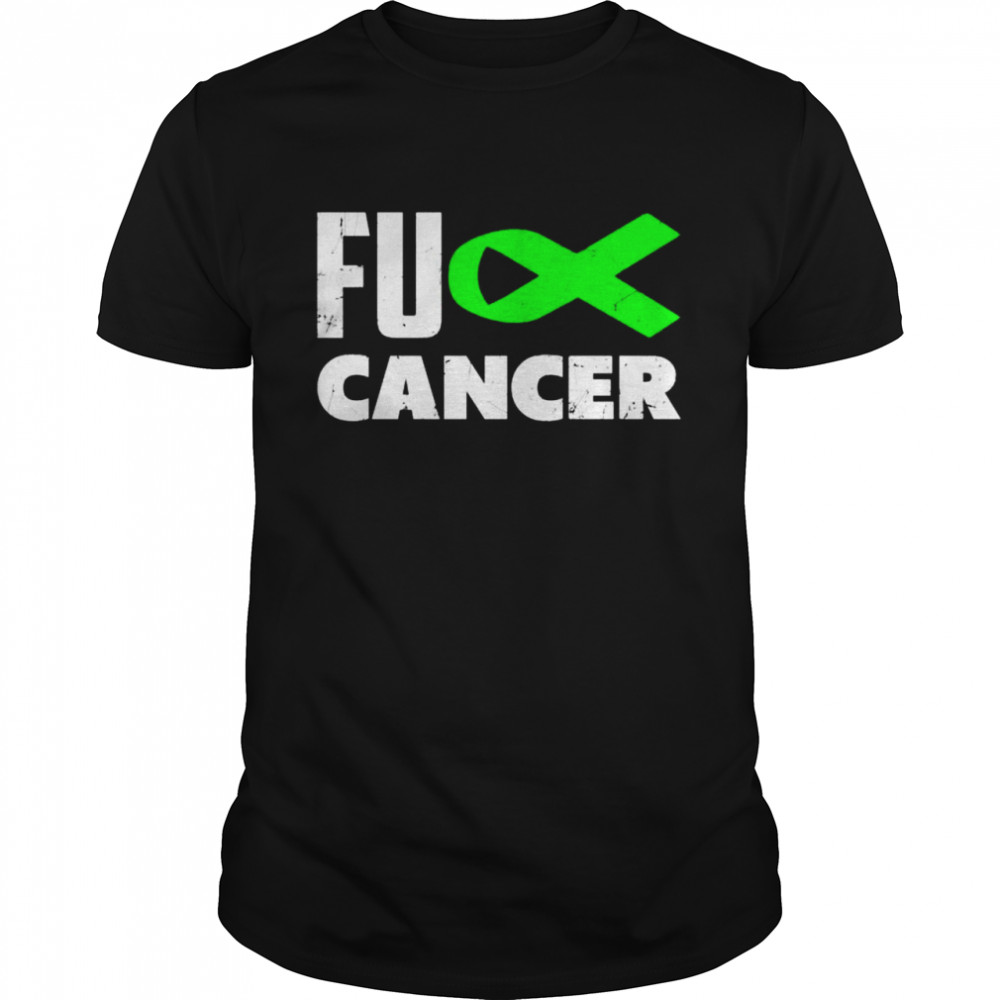 Fuck Cancer Lime Green Ribbon NonHodgkin Lymphoma Awareness Shirt