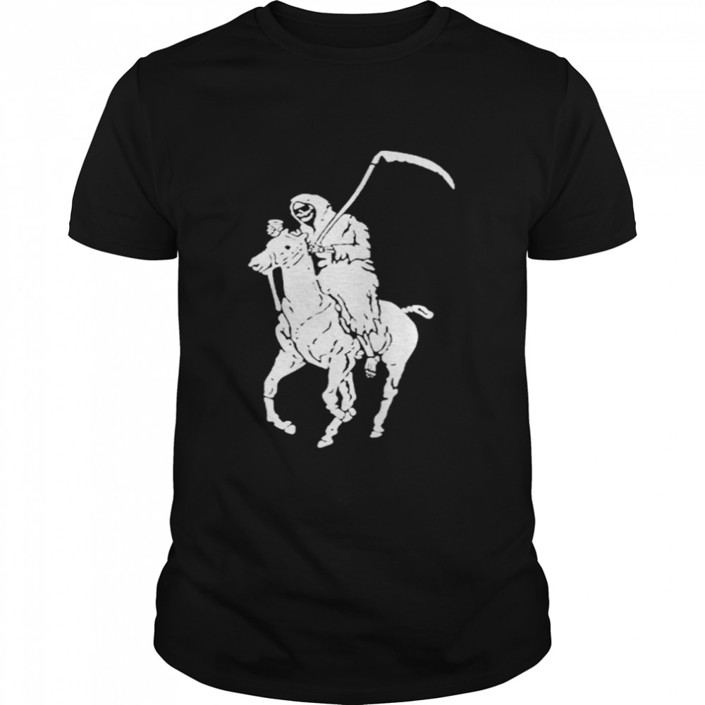 Grim Reaper Polo Parody shirt