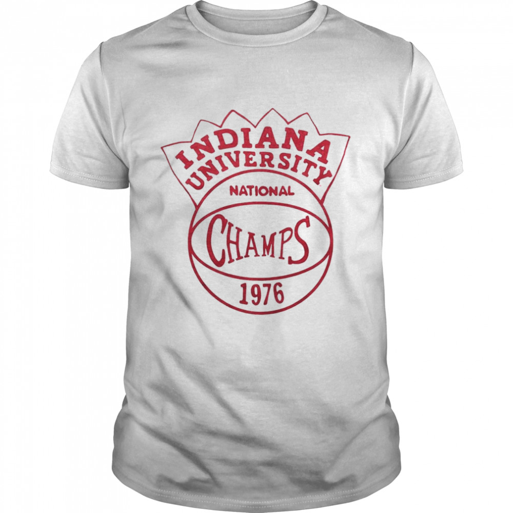 Indiana University National Champs 1976 shirt