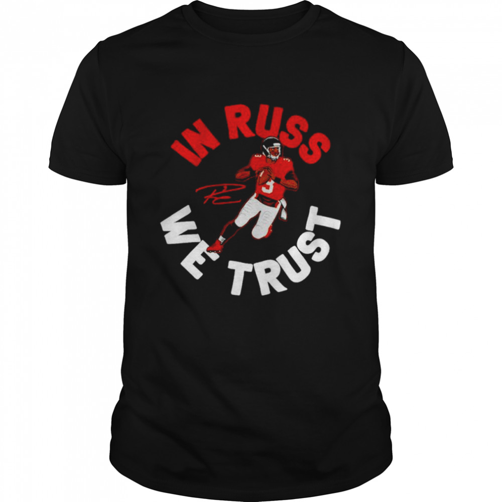 Russell Wilson in russ we trust signature shirt