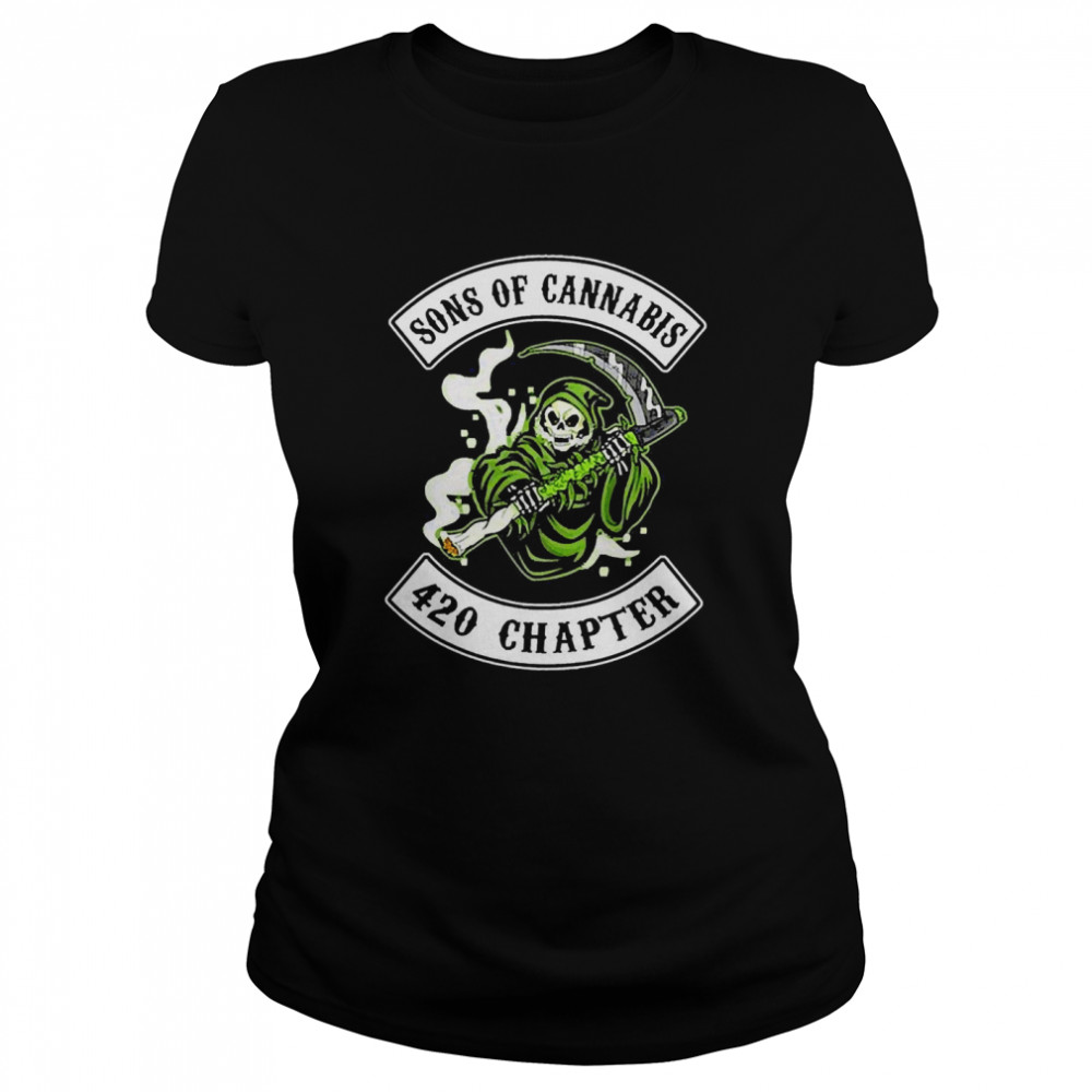 Skull Son of Cannabis 420 Chapter  Classic Women's T-shirt