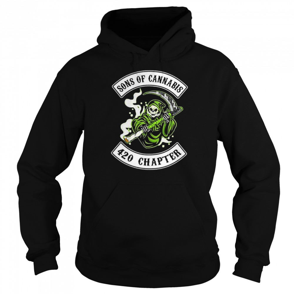 Skull Son of Cannabis 420 Chapter  Unisex Hoodie