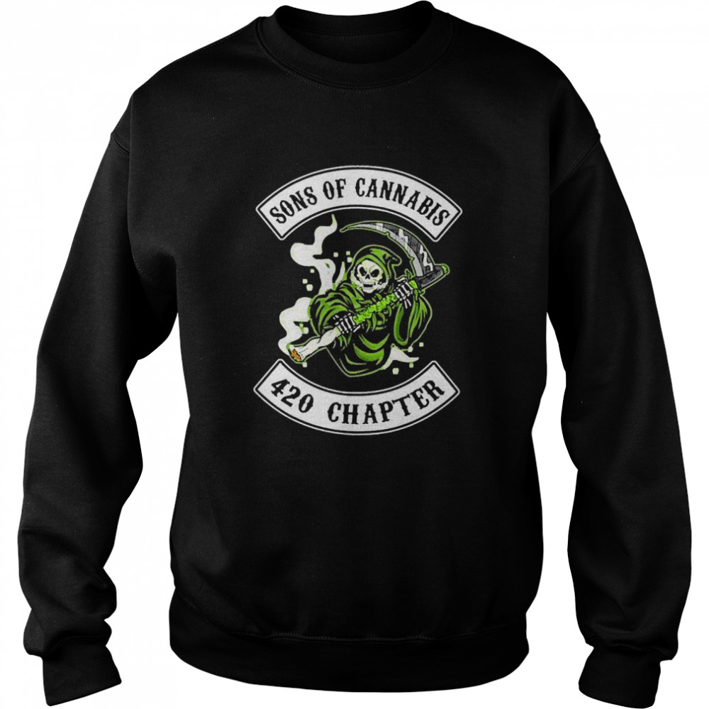 Skull Son of Cannabis 420 Chapter  Unisex Sweatshirt
