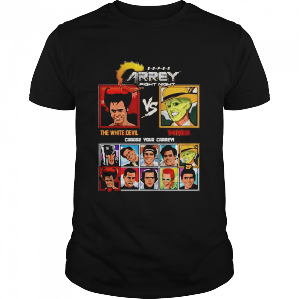 Super Arrey Fight Night The White Devil vs The Mask shirt