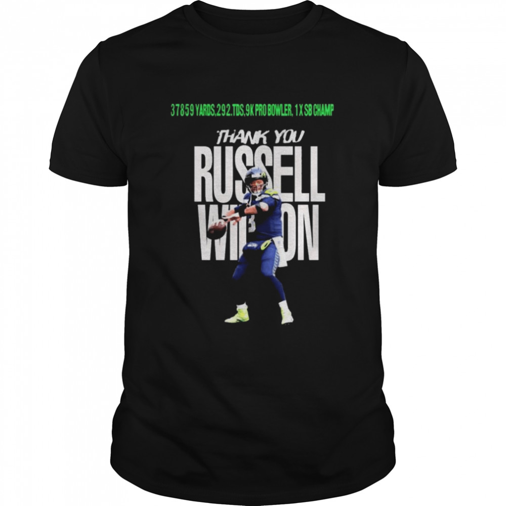 Thank you russell wilson for fighting seattle seahawks shirt