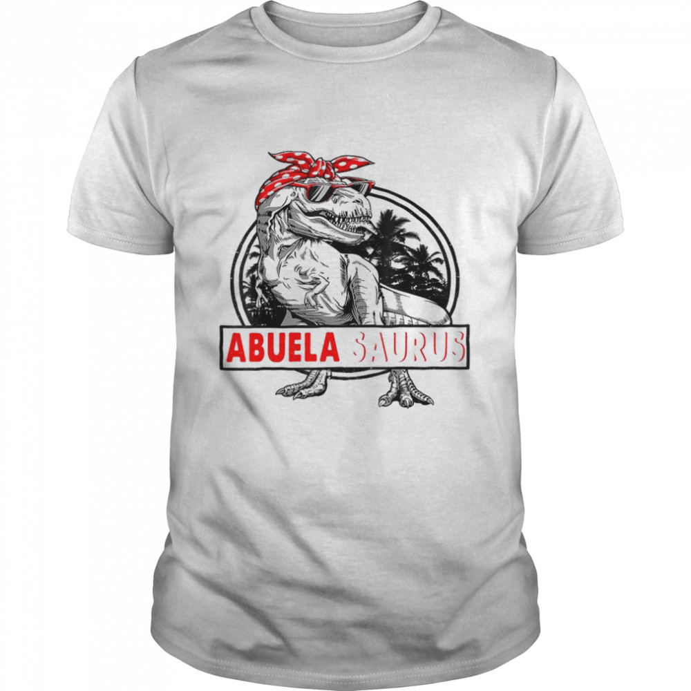 Abuelasaurus T Rex Dinosaur Abuela Saurus Family Shirt