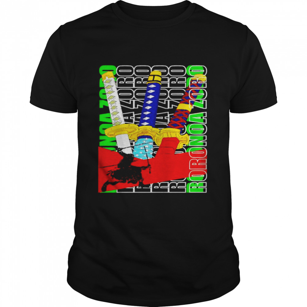 Anime Roronoa Zoro shirt