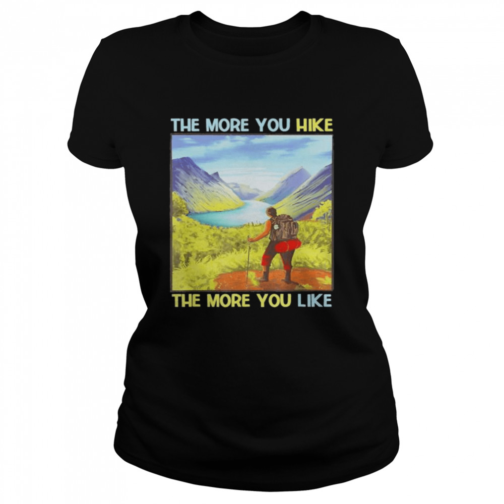Art Outdoor Hiking Graphic Camping In Mountains Or Nature shirt Classic Women's T-shirt