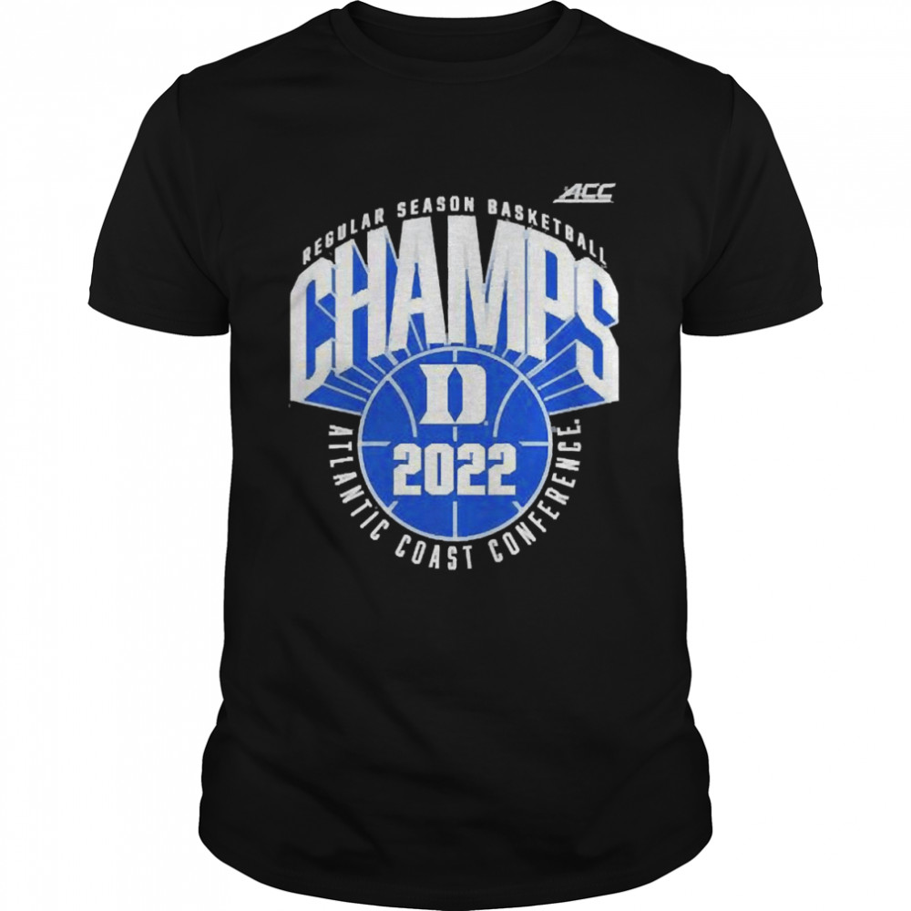 Duke Blue Devils 2022 PAC-12 Men’s Basketball Regular Season Champions Shirt