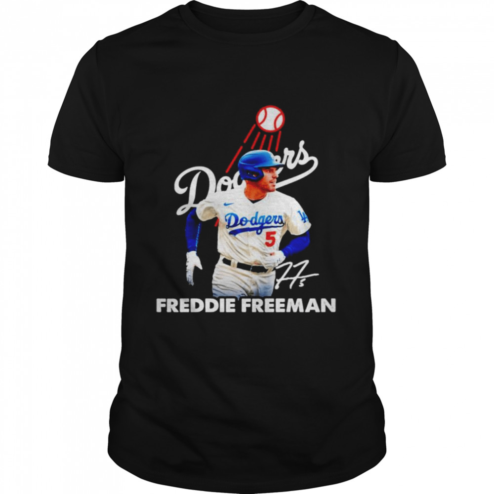 Los Angeles Dodgers Freddie Freeman signature shirt