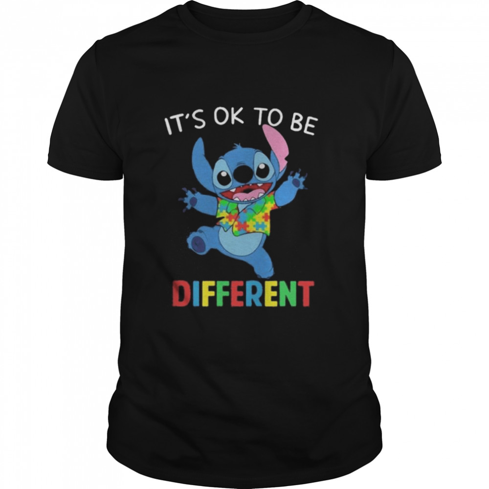 Stitch Autism it’s Ok to be different shirt