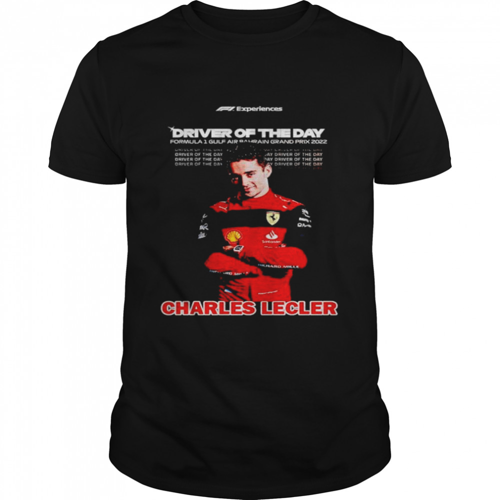 Charles Leclerc driver of the day shirt