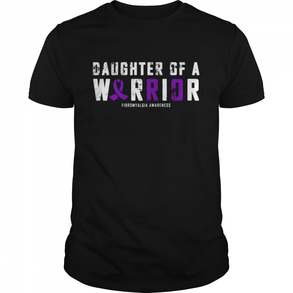 Daughter of a Warrior Fibromyalgia Awareness Vintage Shirt
