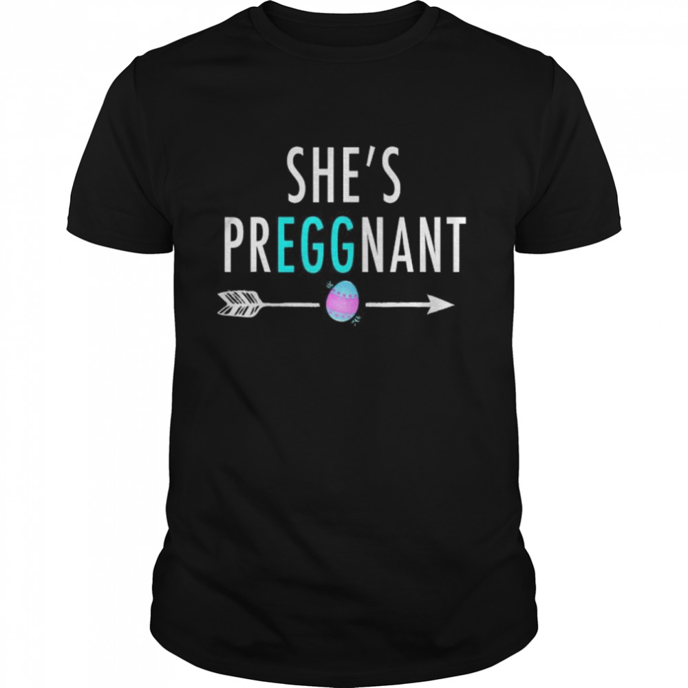 Pregnancy Announcements For Dad Easter Baby Reveal T-Shirt