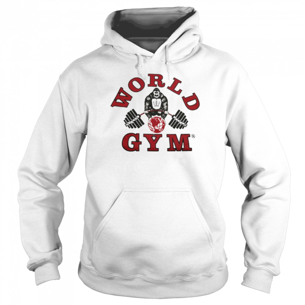 World Gym Gorilla Logo shirt Unisex Hoodie