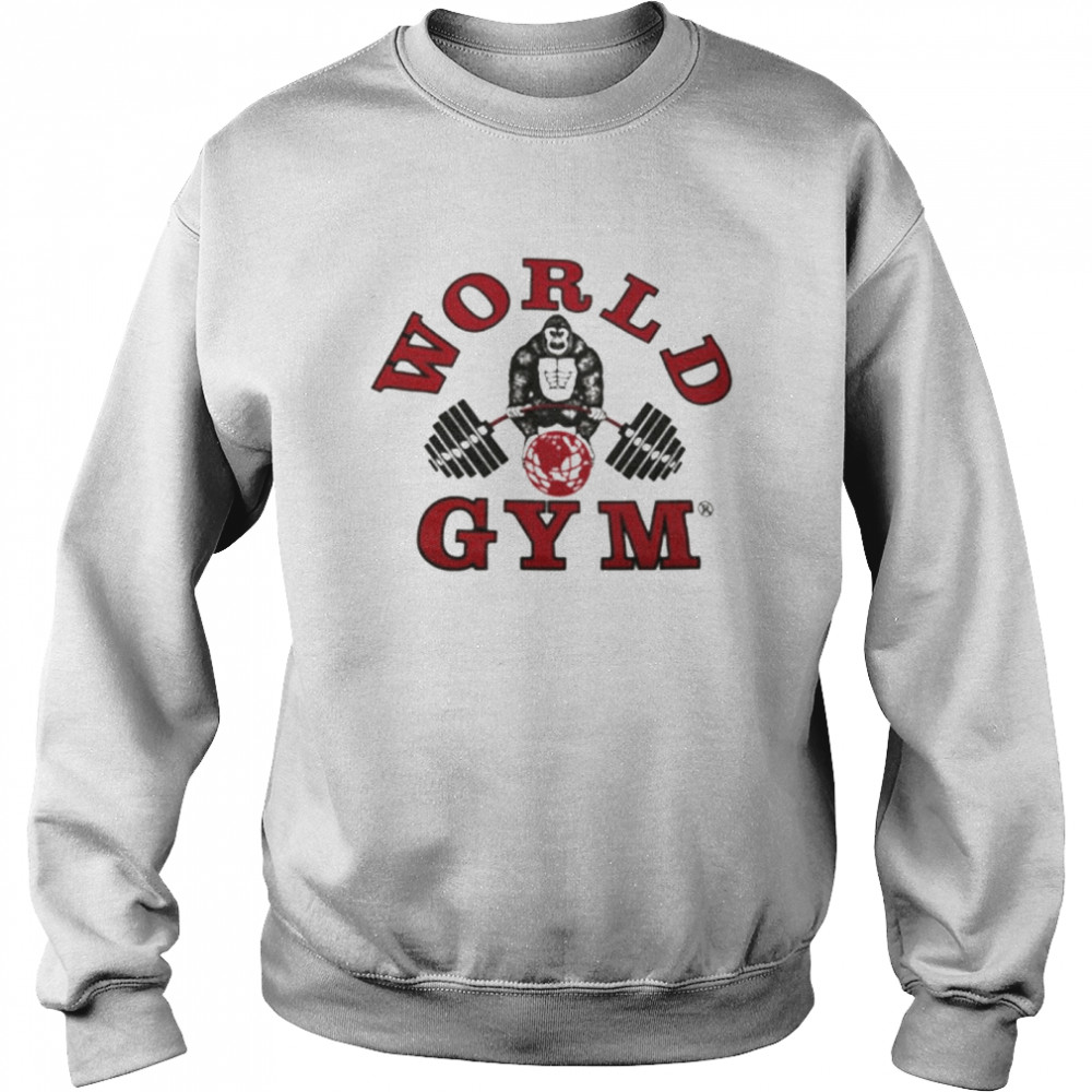 World Gym Gorilla Logo shirt Unisex Sweatshirt