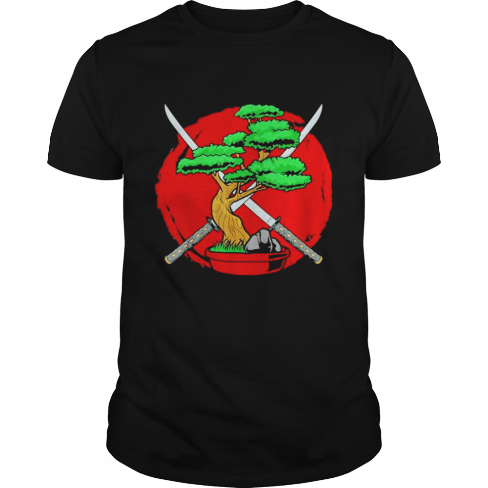 Bonsai Tree Japanese Gardening Bonsai Tree Katana Japanese shirt